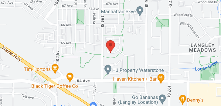 map of 21 19478 65 AVENUE
